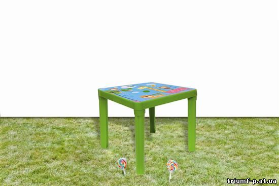 столик пластиковый детский с рисунком